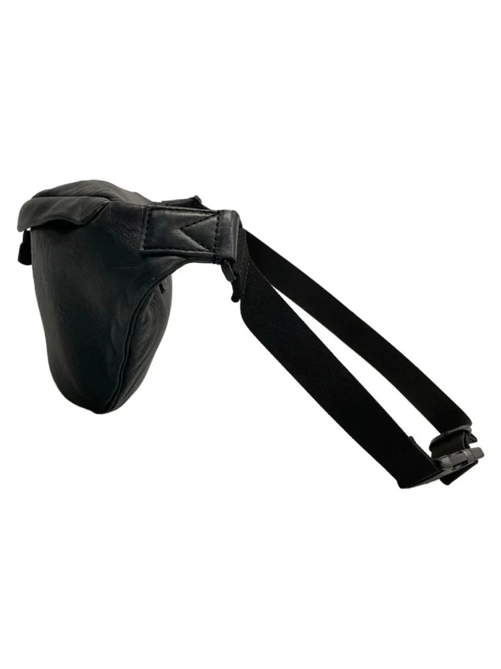 Louis Vuitton Waist Pouch Monogram Shadow Discovery Bum Bag Black Leather